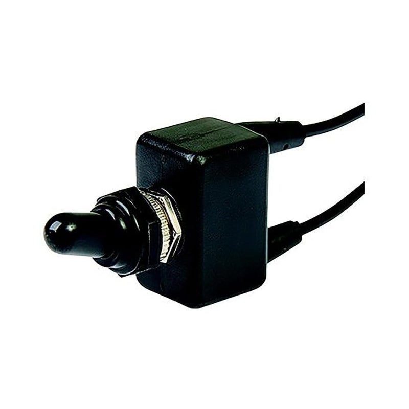 BEP 1002016 SPST PVC Coated Toggle Switch With Wire Leads - Off/On